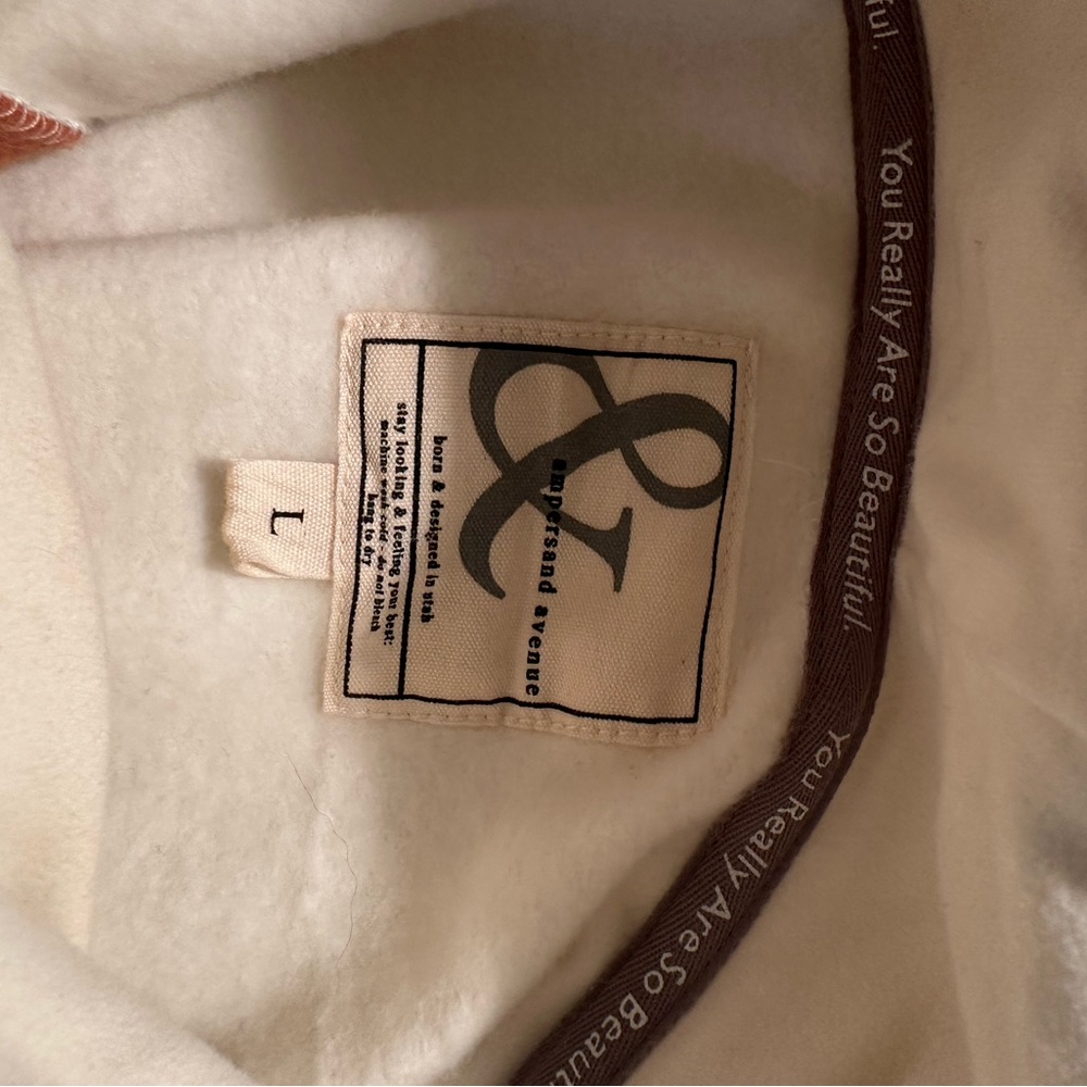 Ampersand Ave Cream Fleece Jacket - Picture 3 of 3